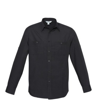 Men's L/S Bondi Diagnostic Shirt - Black:Black