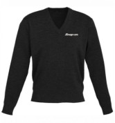 Men's Woolmix Pullover-Black 